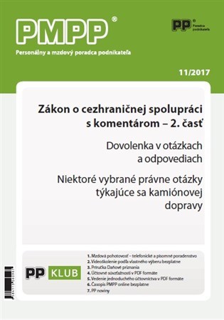 PMPP 11 2017 Zákon o cezhraničnej spolupráci s komentárom - 2.časť