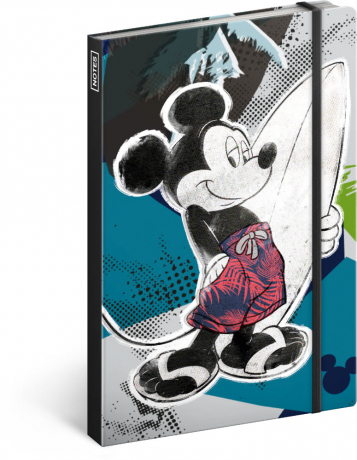 Presco Group Notes Mickey, linkovaný, 13 x 21 cm