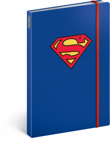 Presco Group Notes Superman – Symbol, linajkovaný, 13 x 21 cm