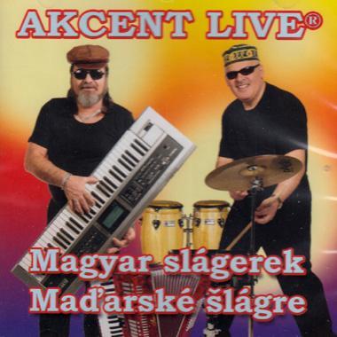 Kniha Akcent Live - magyar slágerek / maďarské šlágre CD