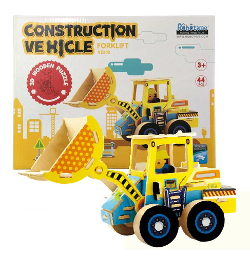 Drevené 3D puzzle Nakladač
