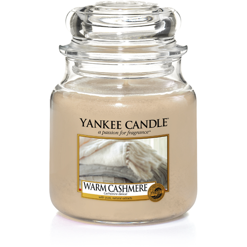 Yankee Candle Yankee Candle sviečka stredná Warm Cashmere