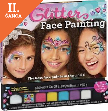 Lacná kniha Glitter Face Painting