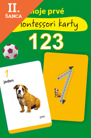 Lacná kniha Moje prvé Montessori karty 123