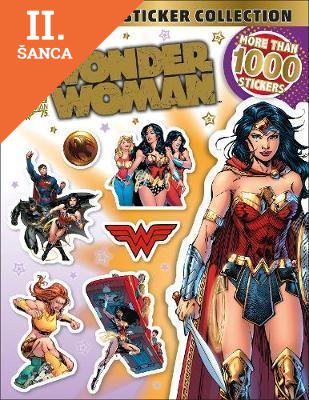 Lacná kniha DC Wonder Woman Ultimate Sticker Collection