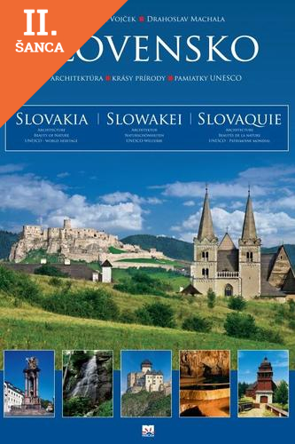 Lacná kniha Slovensko - architektúra - krásy prírody - pamiatky UNESCO