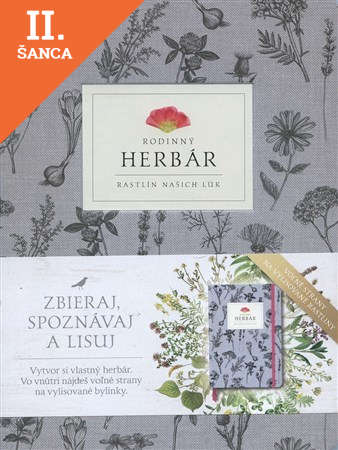 Lacná kniha Rodinný herbár rastlín našich lúk s červenou stužkou