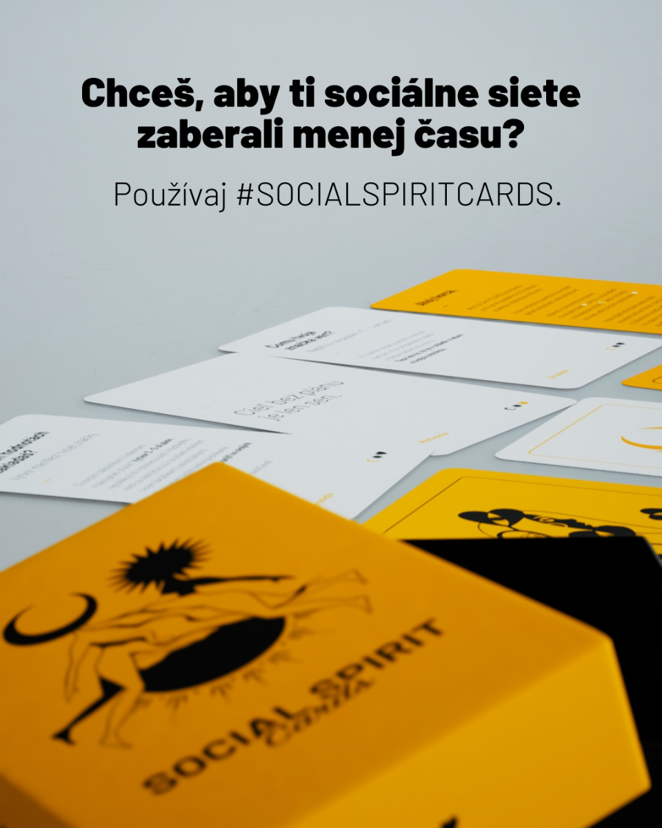 #SOCIALSPIRITCARDS - hravá edukačná pomôcka pre tvorcov na sociálnych sieťach