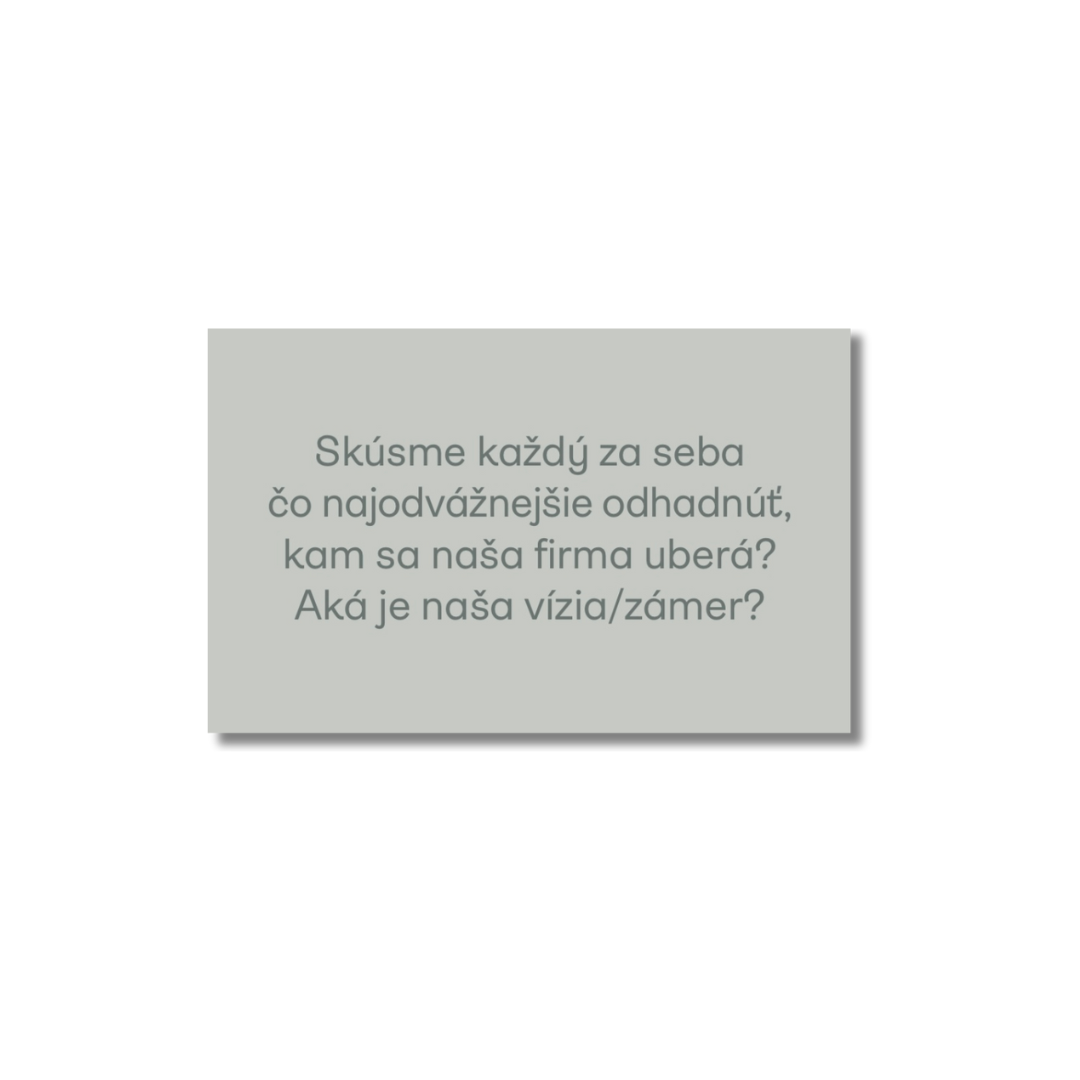 Hra čLOVEčina - Biznis a tímy