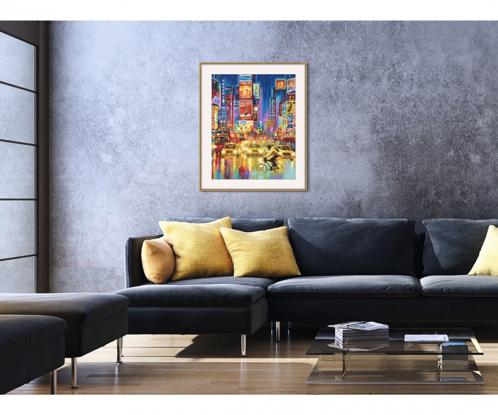 Maľovanie podľa čísel The New York Times Square (40x50 cm) Schipper