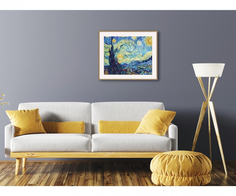 Maľovanie podľa čísel Hviezdna noc (40x50 cm) Schipper