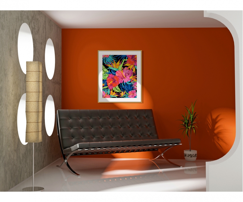 Maľovanie podľa čísel Exotické kvetinové sny (40x50 cm) Schipper