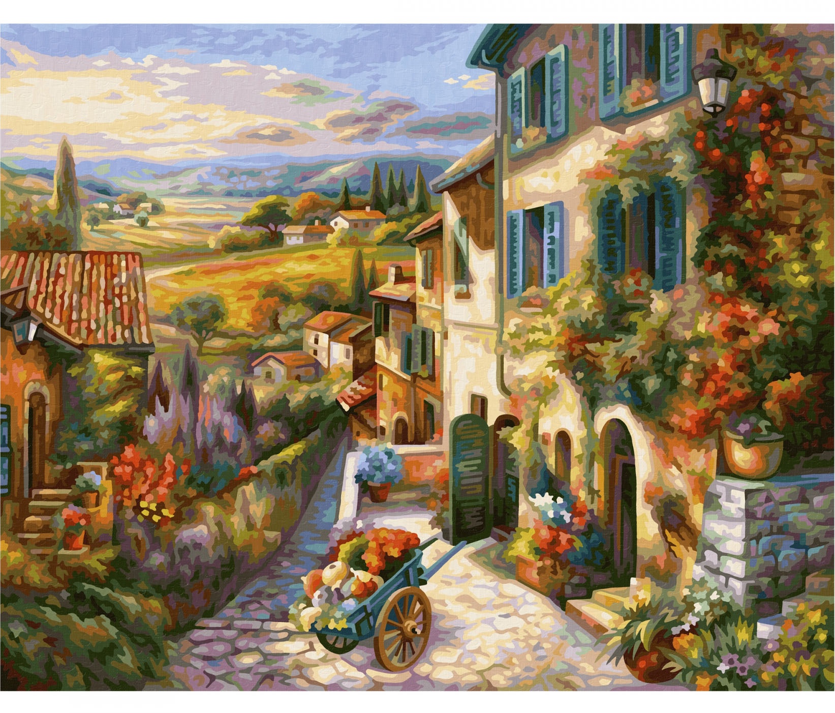 Maľovanie podľa čísel Toskánska idylka (40x50 cm) Schipper