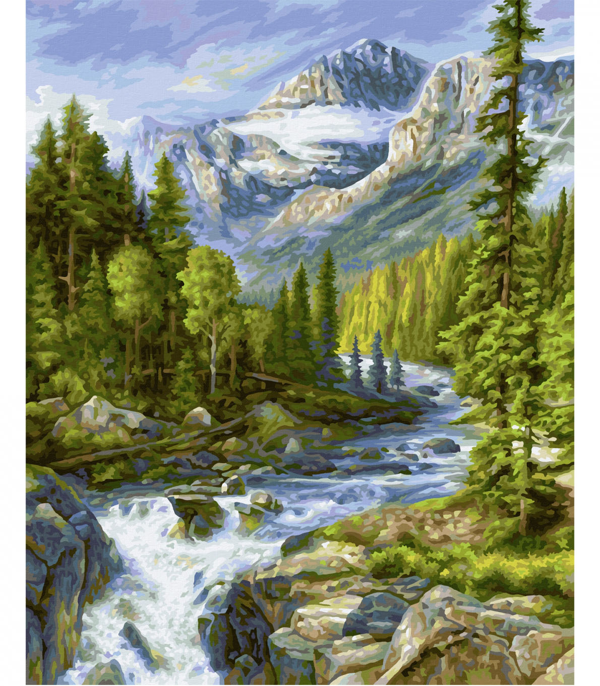 Maľovanie podľa čísel Rocky Mountains (40x50 cm) Schipper