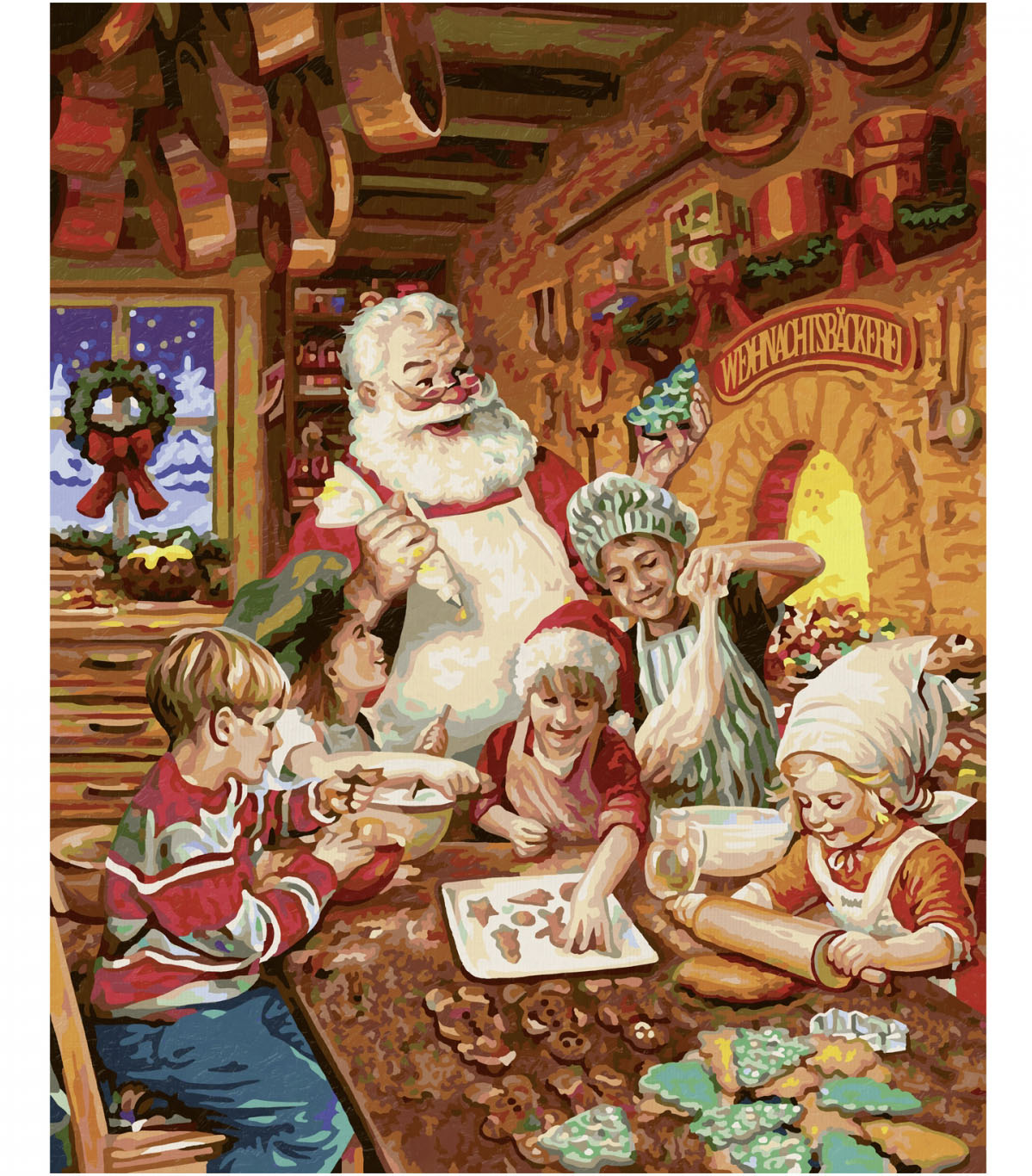 Maľovanie podľa čísel Vianočná pekáreň (40x50 cm) Schipper