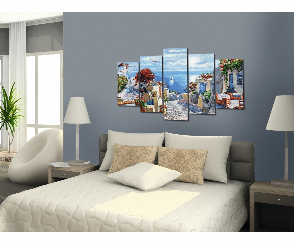 Maľovanie podľa čísel Mykonos (72x132 cm) Schipper