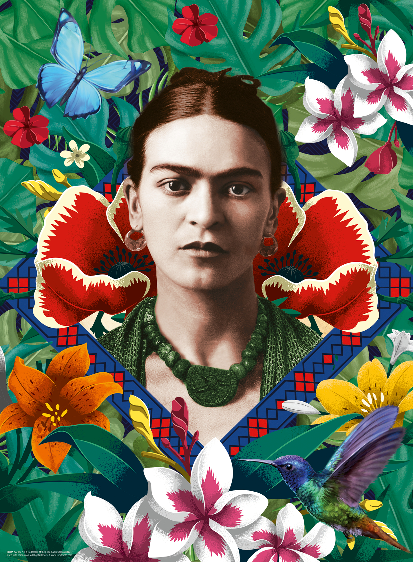 Frida Kahlo: Kvitnúca fantázia 500 dielikov