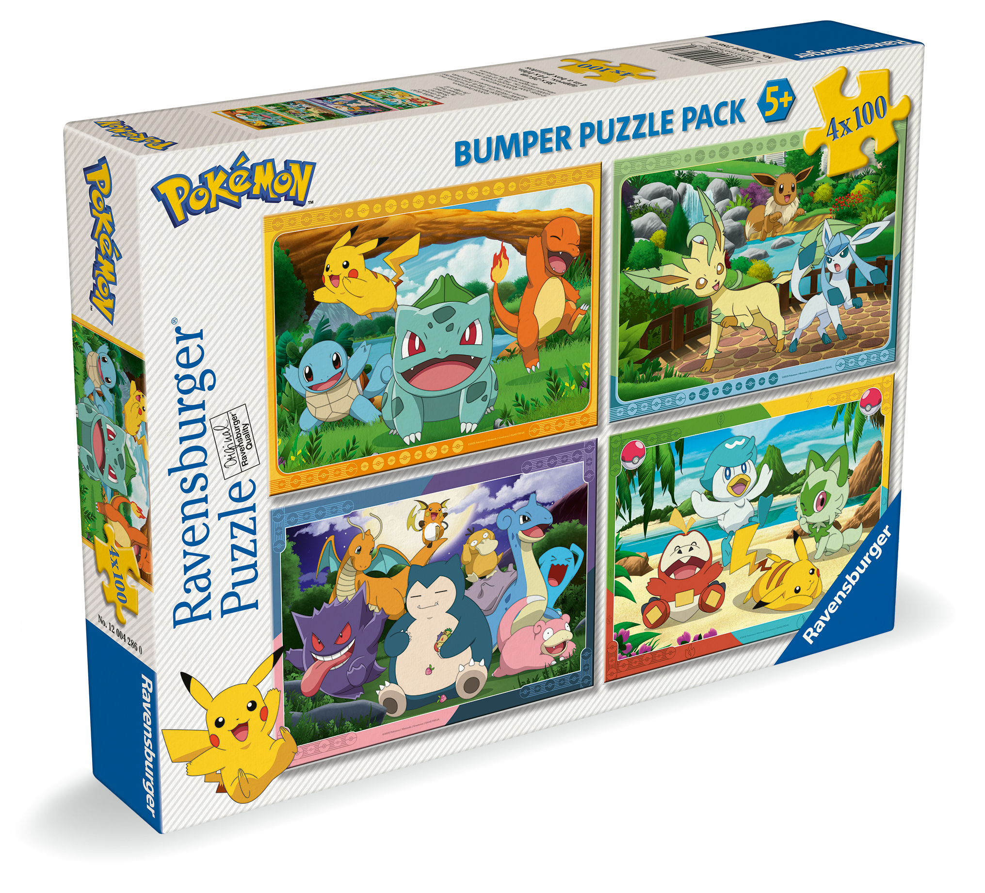 Pokémon 4x100 dielikov