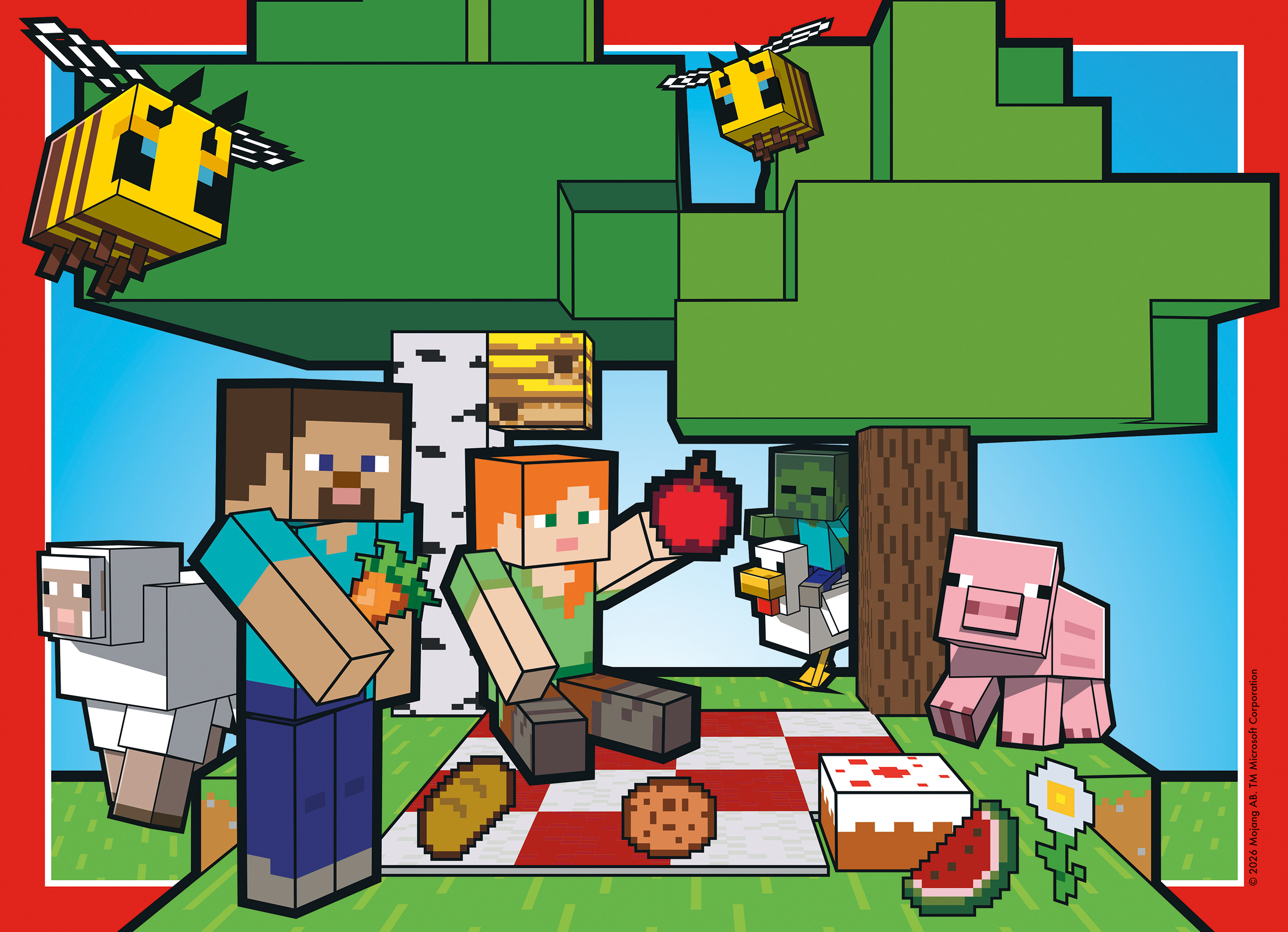 Minecraft 4x100 dielikov