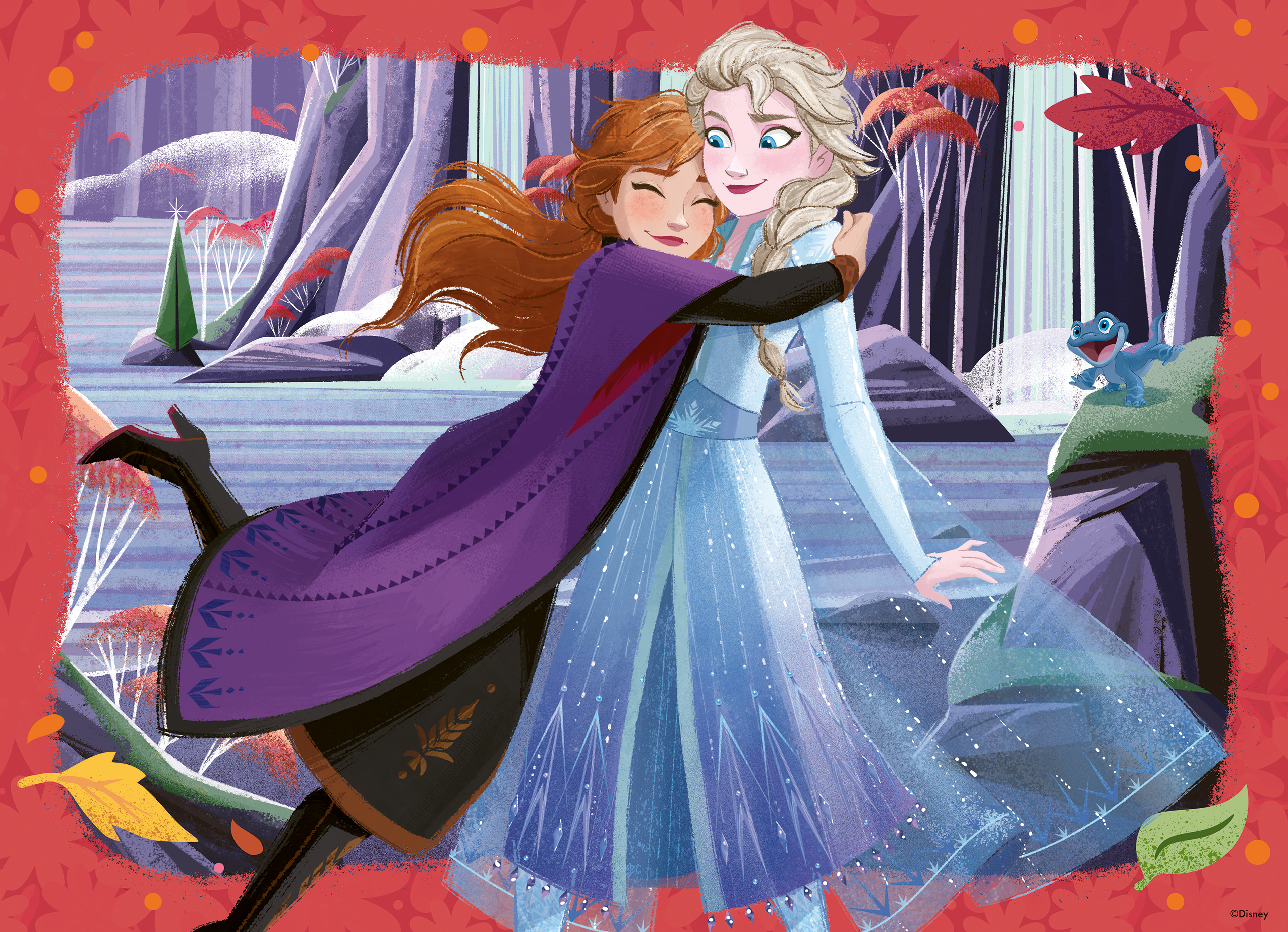 Disney: Ľadové kráľovstvo 4x100 dielikov