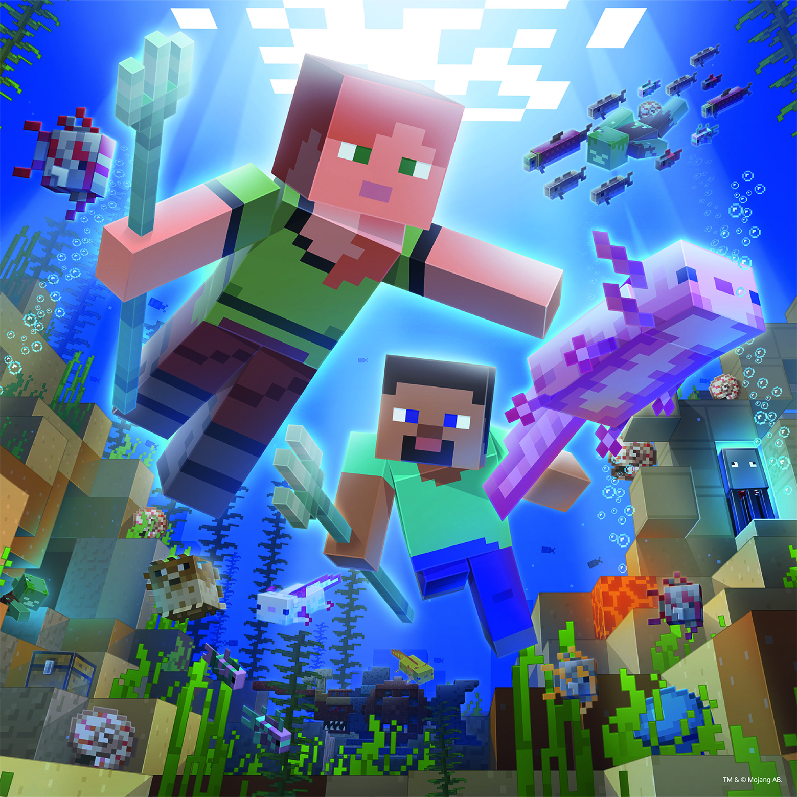 Puzzle Minecraft Biomes 3x49 Ravensburger