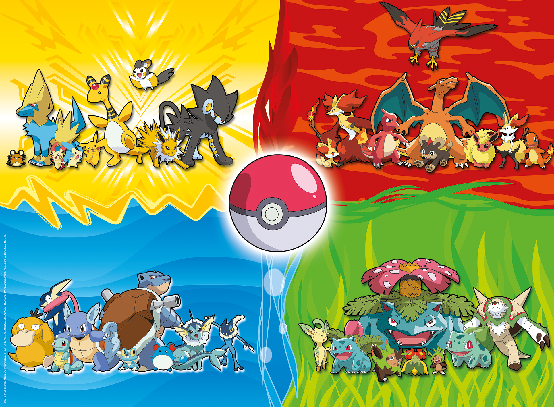 Puzzle Druhy Pokémonov 150 XXL Ravensburger