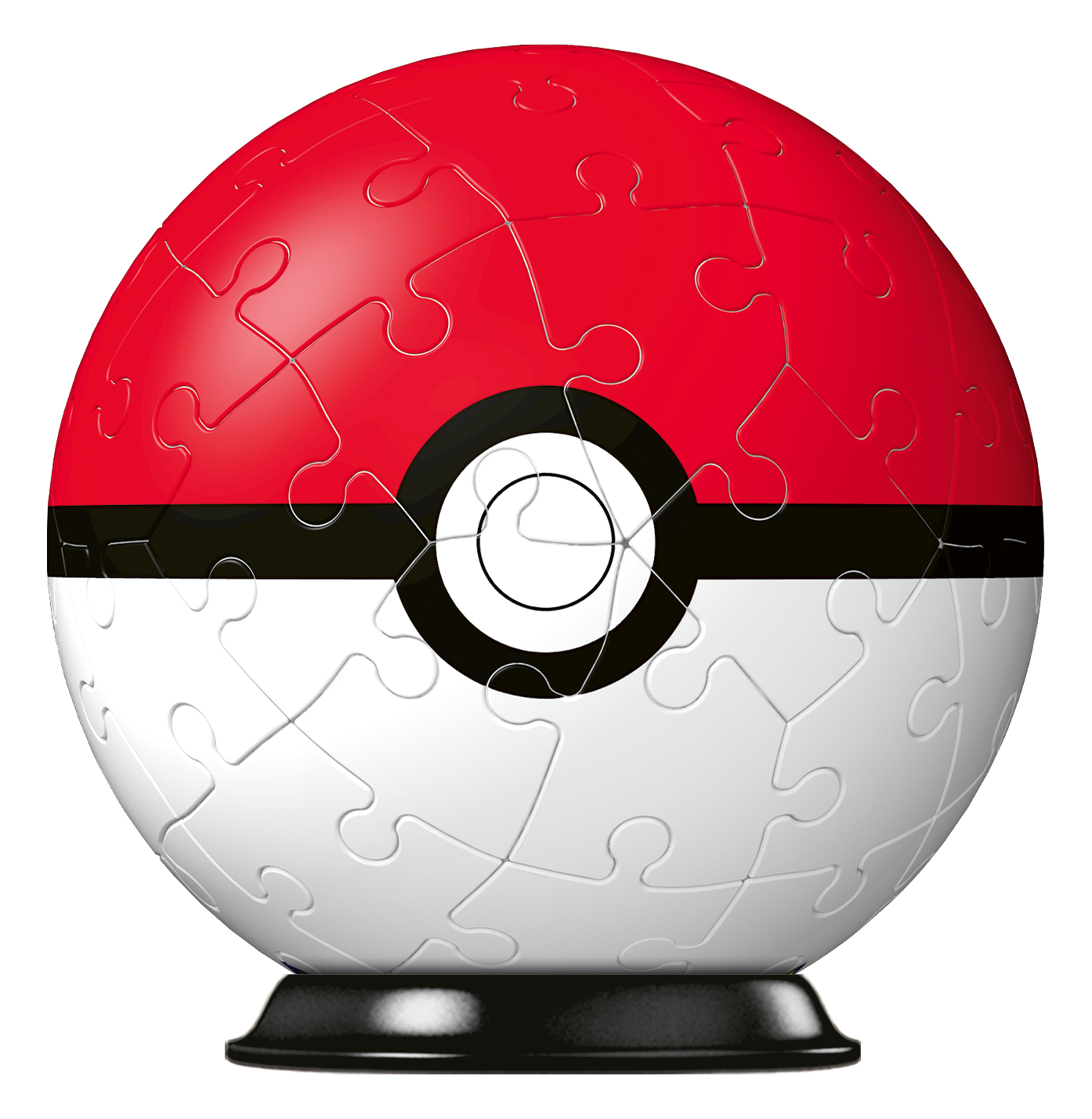Puzzle-Ball Pokémon: Poké Ball červený 54 Ravensburger