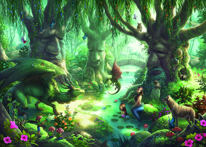 Exit KIDS Puzzle: V magickom lese 368 Ravensburger