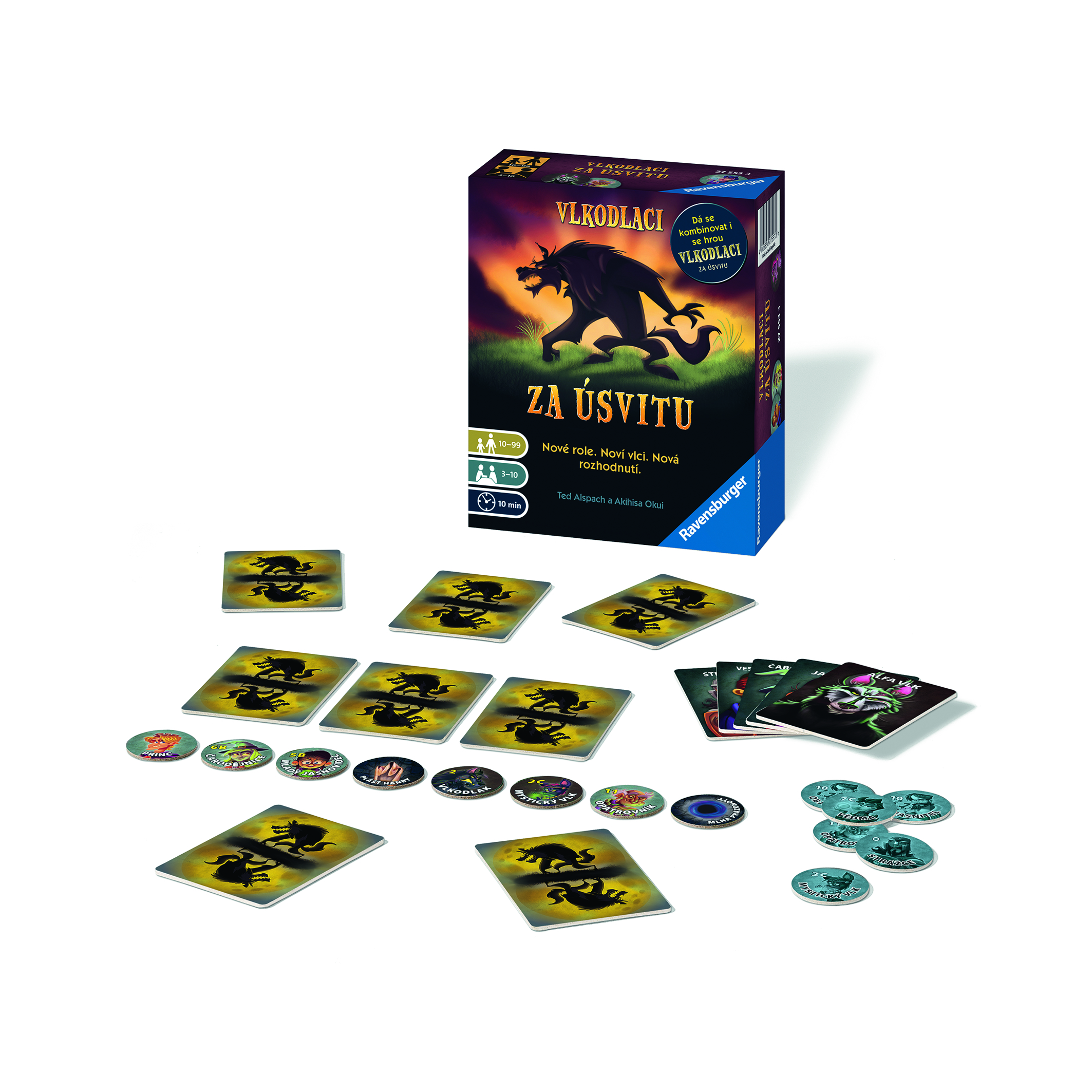 Hra Vlkolaci za úsvitu Ravensburger (hra v češtine)