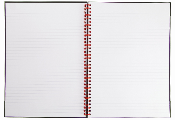 Zápisník Oxford A4 Black n´ Red Notebook linajkový 70 listov