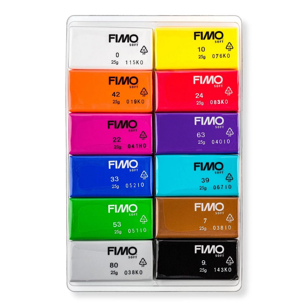 Modelovacia hmota FIMO Soft sada Basic 12x25 g