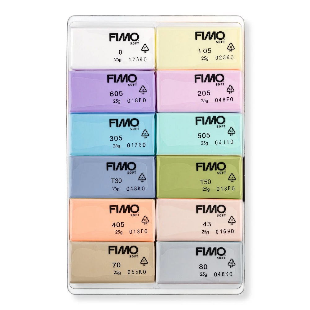Modelovacia hmota FIMO Soft sada Pastel 12x25 g