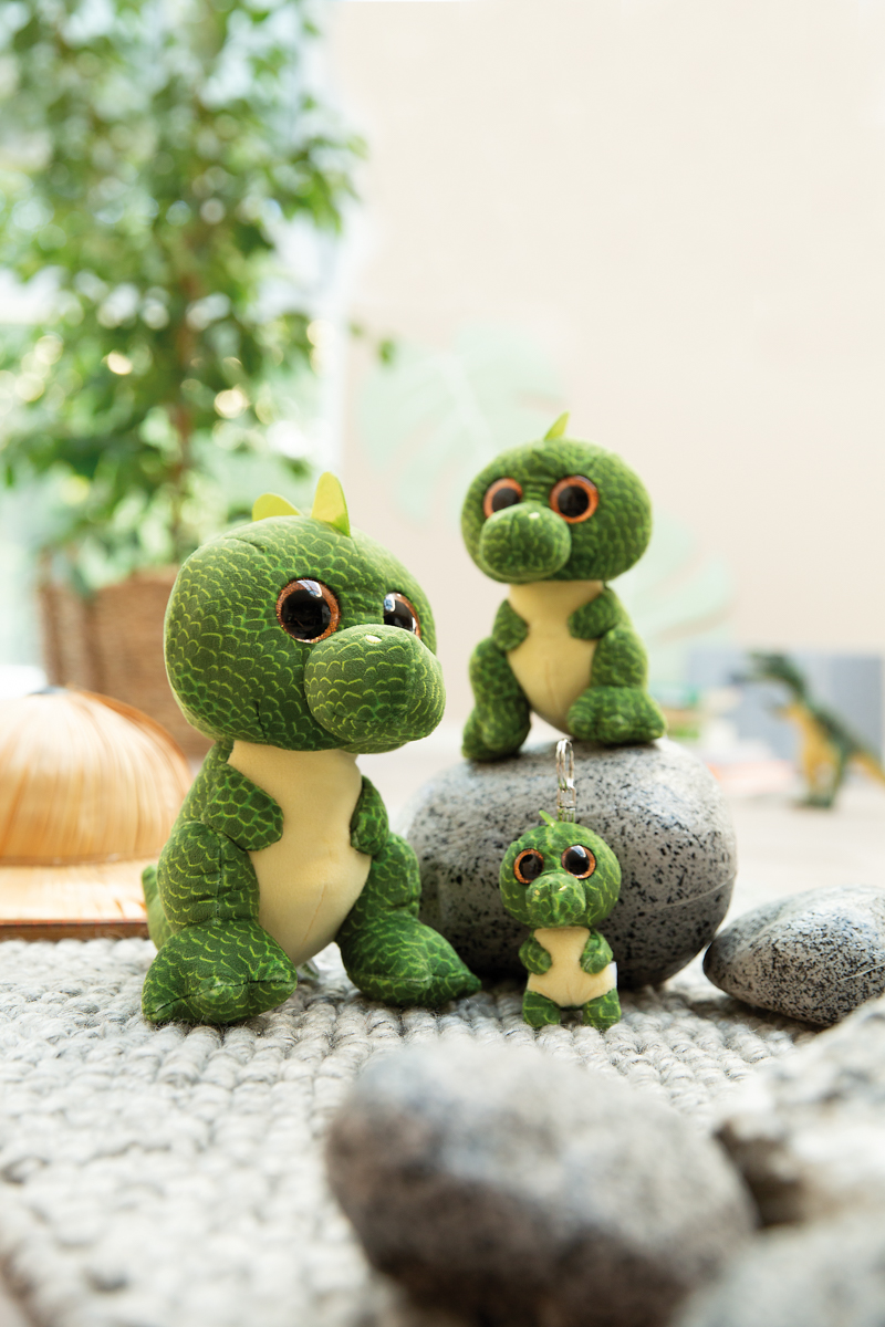 NICI Glubschis kľúčenka Dino Tyrannosaurus Rex Xert 9cm, GREEN