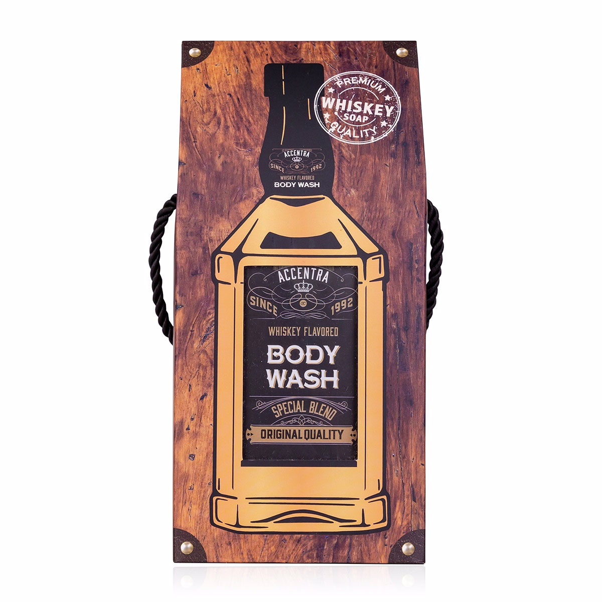 GÉL sprchový 400ml SPECIAL BLEND FLAVOR MEN CLASSICS v darčekovej krabičke v štýle whisky, vôňa: whisky