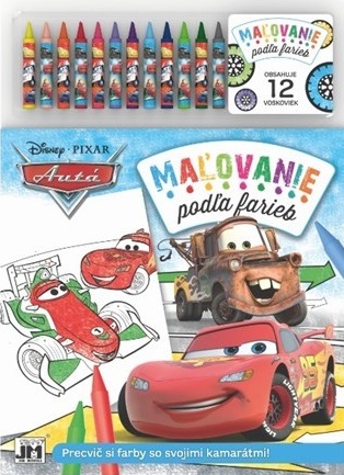 Kniha Maľovanie podľa farieb - Autá