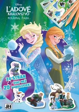 Ľadové kráľovstvo - Polárna žiara  - Vymaľovanka