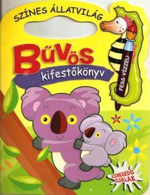 Bűvös kifestőkönyv - Színes állatvilág