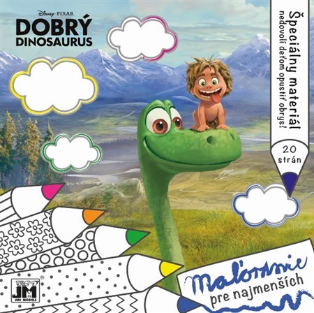 Maľovanie pre najmenších - Dobrý dinosaurus
