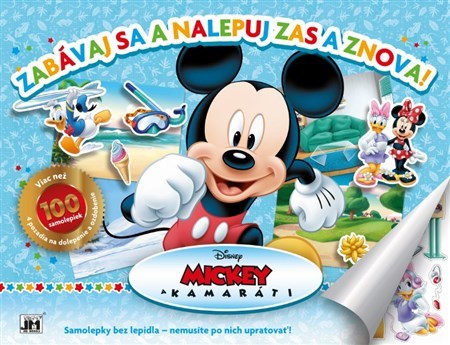 Zabávaj sa a nalepuj zas a znova! Mickey a kamaráti
