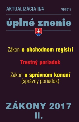 Zákony 2017 II. aktualizácia II 4