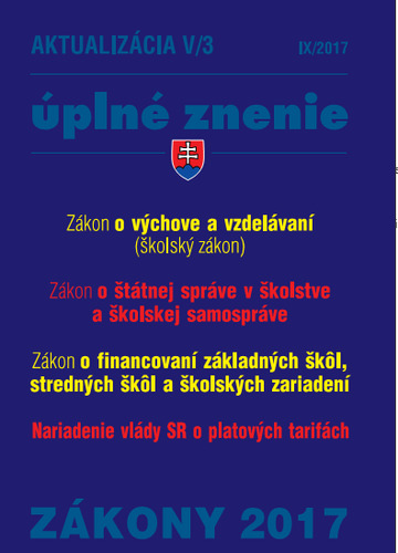 Zákony 2017 V. aktualizácia V 3