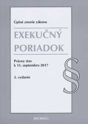 Exekučný poriadok. Úzz, 2. vydanie., 2017