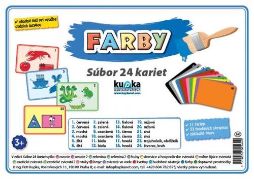 Súbor 24 kariet - farby - Petr Kupka