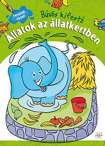 Állatok az állatkertben - Bűvös kifestő