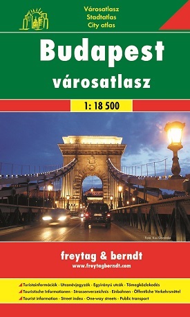 Budapešť - autoatlas 1:18 500