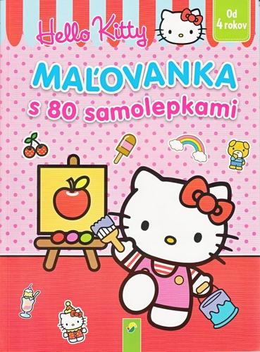 Maľovanka so samolepkami - Kello Kitty