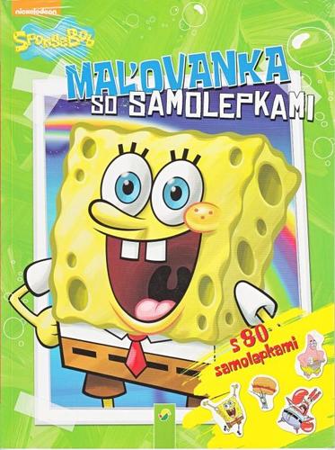 SpongeBob - Maľovanka s 80 samolepkami