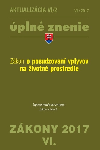 Zákony 2017 VI. aktualizácia VI 2
