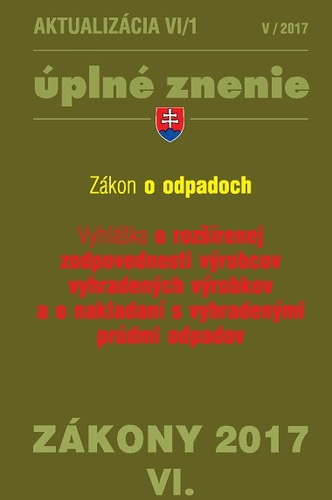 Zákony 2017 VI. aktualizácia VI 1