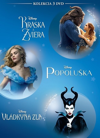 Kráska a zviera + Popoluška + Vládkyňa zla kolekcia 3DVD (SK)